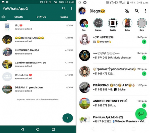 Yowhatsapp apk for android