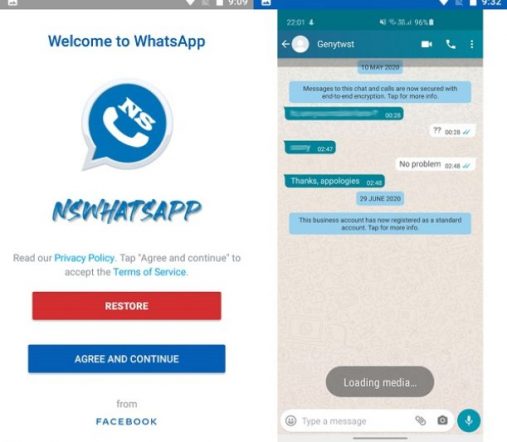 Download NSWhatsapp Latest version